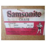 (CS) 5 Vintage Samsonite Folding Ch...