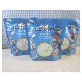 (B-1) 3 Bags of White Vanilla Flavo...