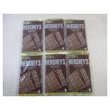 (B-1) 6 Giant 25pc Hershey's Milk C...