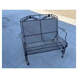 Rocking Outdoor Love Seat Bench