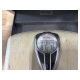 Vintage Wall Scale and Light