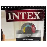 Intex Queen Deluxe Airbed with Headboard and Internal Pump