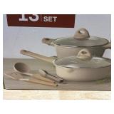 Carote 13 Piece Ceramic Cookware Set