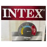 Intex Queen Deluxe Airbed with Headboard and Internal Pump