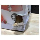 Glass Drink Dispenser with Ceramic Stand