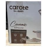 Carote 13 Piece Ceramic Cookware Set