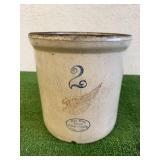 2 Gallon Red Wing Union Stoneware Crock