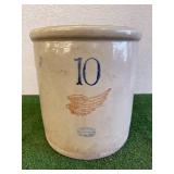 10 Gallon Red Wing Union Stoneware Crock