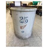 25 Gallon Red Wing Union Stoneware Crock