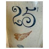 25 Gallon Red Wing Union Stoneware Crock