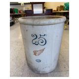 25 Gallon Red Wing Union Stoneware Crock
