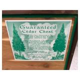 Tennessee Red Cedar Co Cedar Chest with Lock & Key