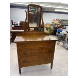 Antique Dresser with Mirror