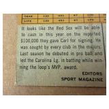 1960 Topps Carl Yastrzemski RC #148