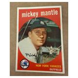1959 Mickey Mantle Topps #10