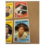 1959 Topps Baseball Cards - 10 Different