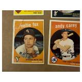 1959 Topps Baseball Cards - 11 Different