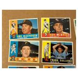 1960 Topps Baseball Cards - 20 Different