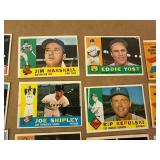 1960 Topps Baseball Cards - 20 Different