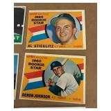 1960 Topps Baseball Cards - 20 Different