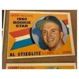 1960 Topps Baseball Cards - 20 Different