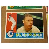 1960 Topps Baseball Cards - 20 Different