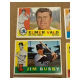 1960 Topps Baseball Cards - 21 Different