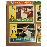 1960 Topps Baseball Cards - 21 Different