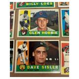 1960 Topps Baseball Cards - 21 Different