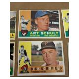 1960 Topps Baseball Cards - 21 Different