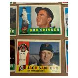 1960 Topps Baseball Cards - 21 Different