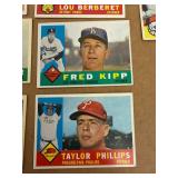 1960 Topps Baseball Cards - 21 Different