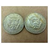 1966 & 1967 Kennedy Half Dollars