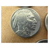 8 Buffalo Nickles