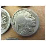 8 Buffalo Nickles
