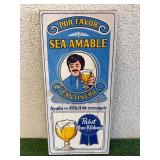 Pabst Blue Ribbon Wood Sign