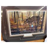 Hot on the Trail Wildlife Framed Art