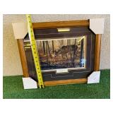 Hot on the Trail Wildlife Framed Art