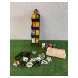 Cookie Cutters, Spice Rack & Tins