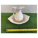 Wash Basin Bowl & Pitcher