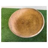 Wood Dough Bowl & Spoon