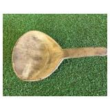 Wood Dough Bowl & Spoon