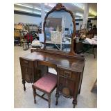 Makeup Desk with Stool