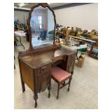 Makeup Desk with Stool