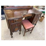 Makeup Desk with Stool