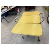 Metal Serving Cart with Drop Down Sides