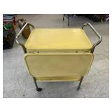 Metal Serving Cart with Drop Down Sides