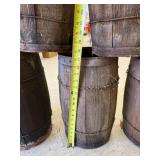 Vintage Wood Barrels