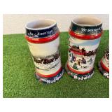Budweiser Steins