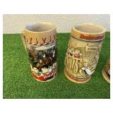 Budweiser Steins